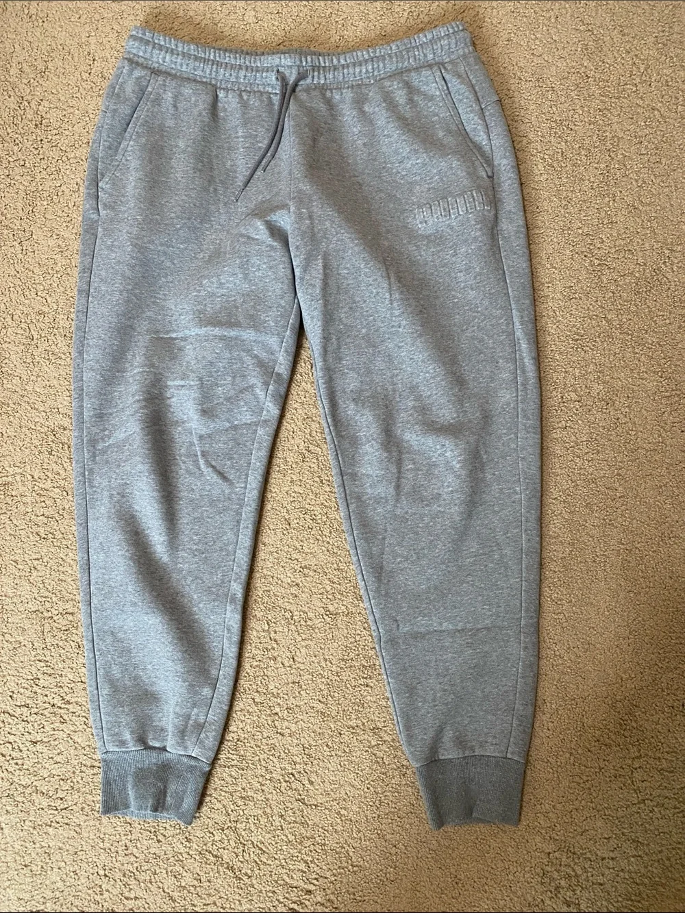 Men's PUMA Grey Jogger Sweatpants - Casual Athletic Fit